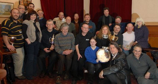 The assembled throng