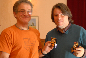 Tim Line and Roland Herrera, joint runners-up in the 2010 Nackgammon GP